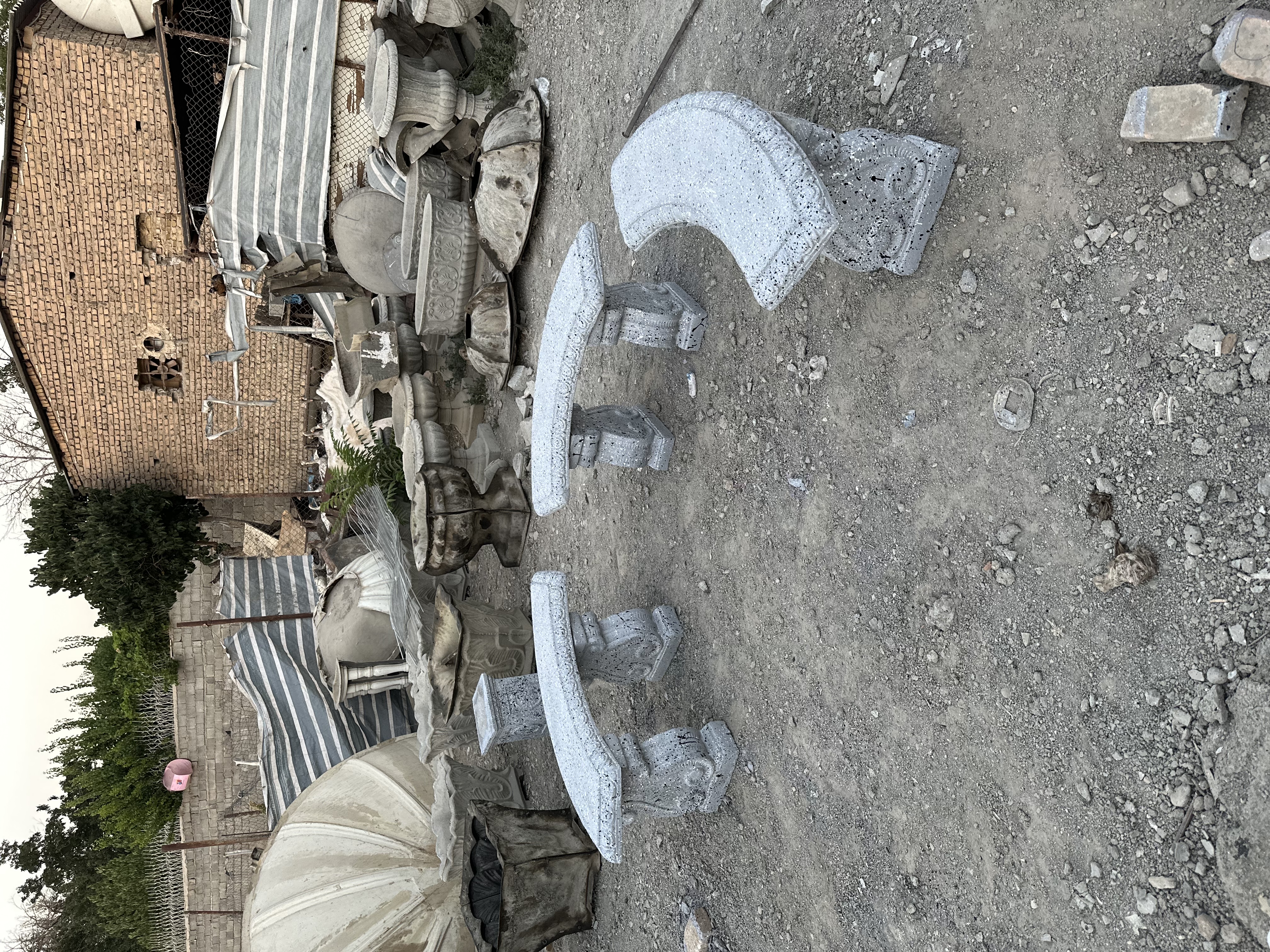 نیمکت ۶ نفره بتنی شرکتی