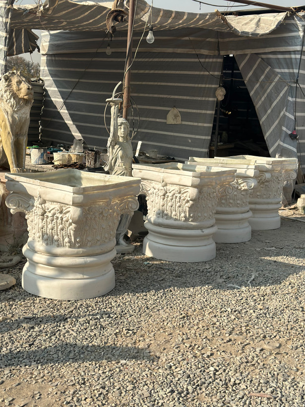 سرستون قطر ۷۰ سنگ مصنوعی