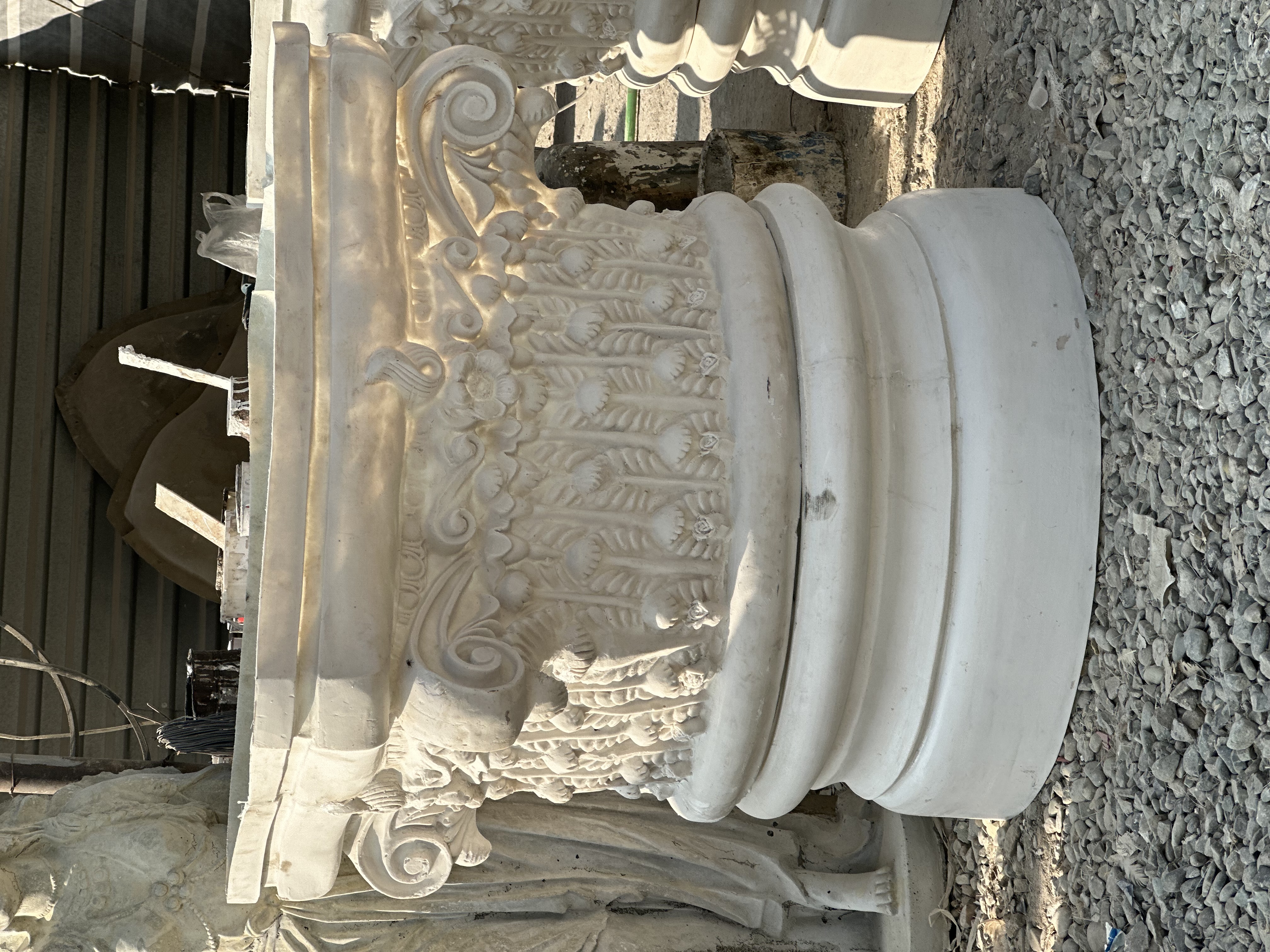 سرستون قطر ۷۰ سنگ مصنوعی