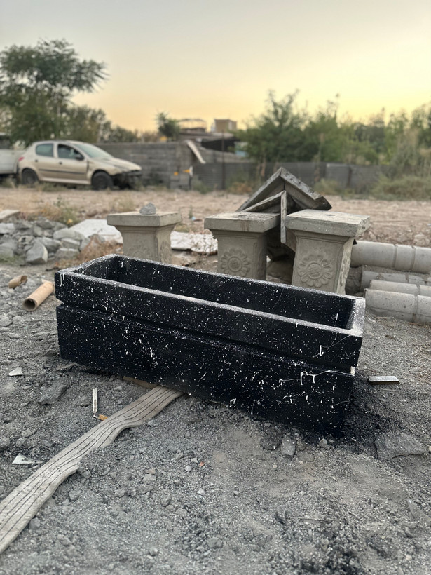 گلدان باکس بتنی سیمانی مصلح درجه یک