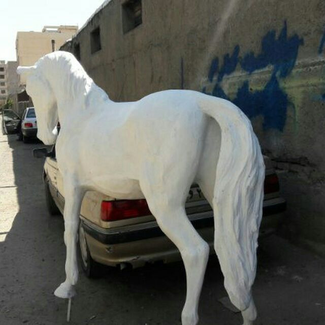 مجسمه اسب سایز بزرگ سبک