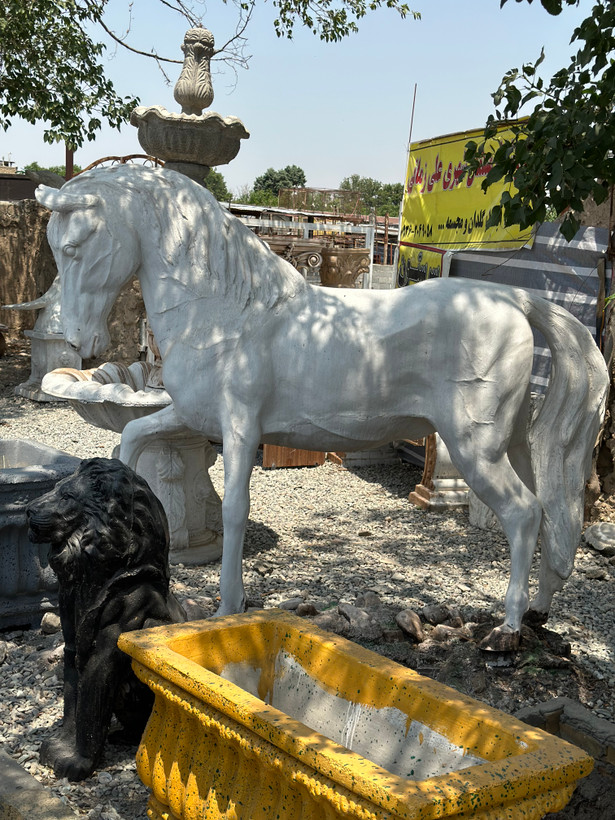 مجسمه اسب سایز بزرگ سبک