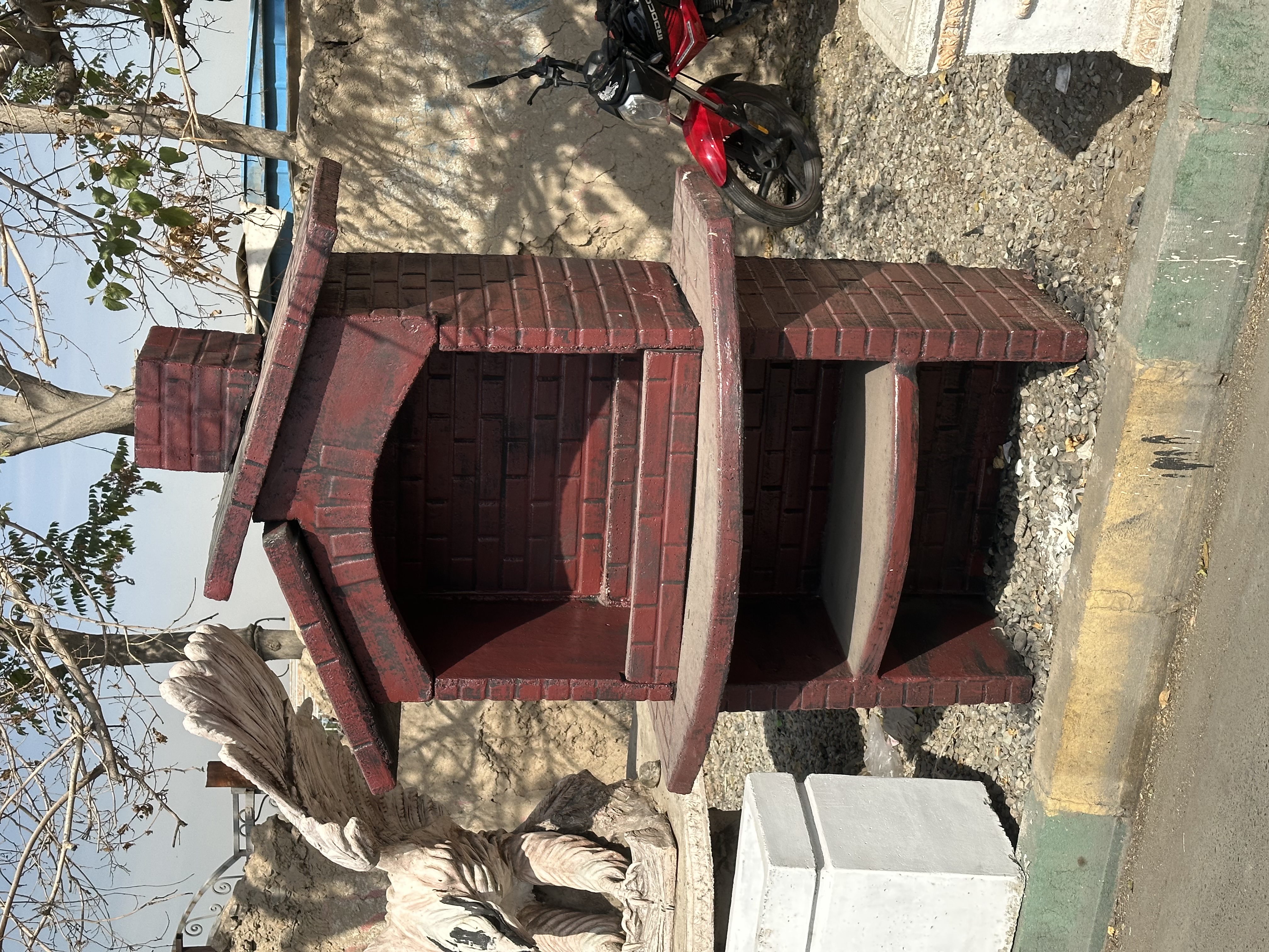 باربیکیو کبابپز منقل بتنی محکم مصلح